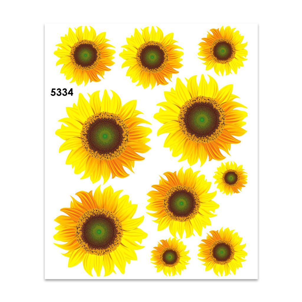 Sticker Sonnenblumen 35 x 25 cm