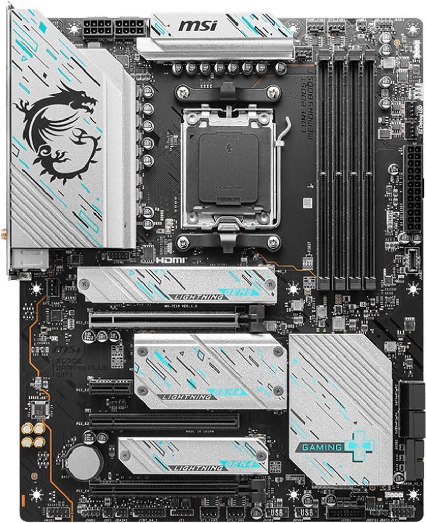 MSI X670E GAMING PLUS WIFI Motherboard AMD X670 Buchse AM5 Immagine del prodotto 