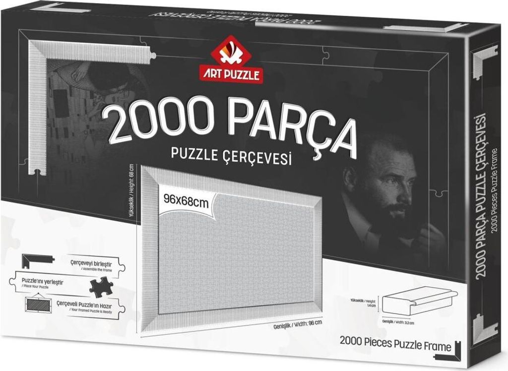 ART PUZZLE Rm Puzzle 96x68cm Weiß ( 14634)