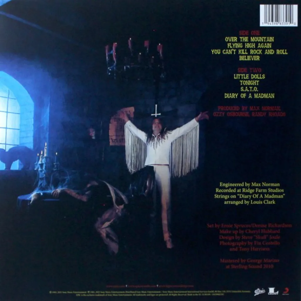 Ozzy Osbourne - Journal d'un Madman Vinyle Red & Black Swirl Edition