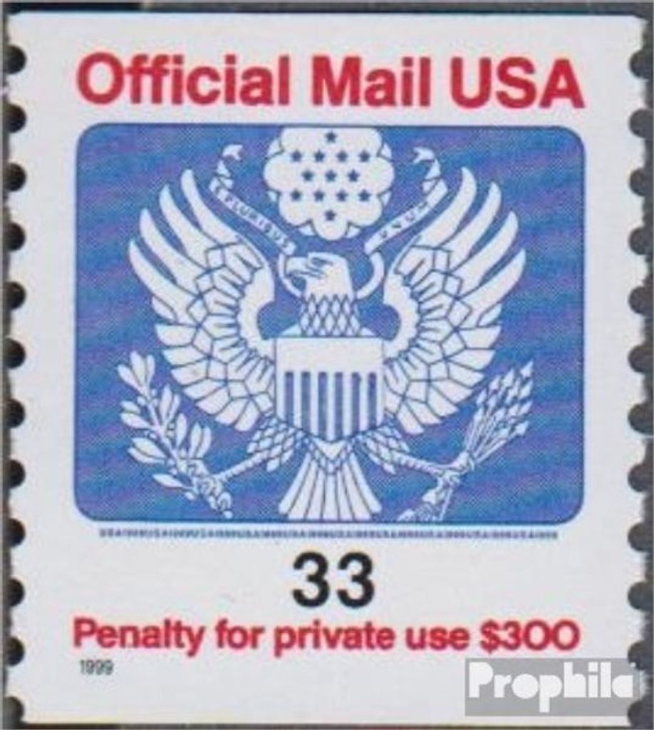 Briefmarken USA 1999 Mi D127 (kompl.Ausg.) postfrisch Dienstmarke