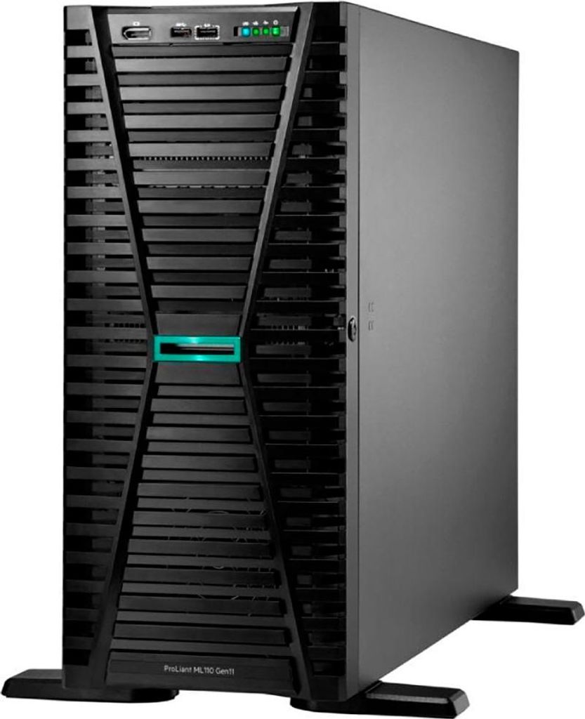 HPE ProLiant ML110 Gen11 Server 8 TB Turm (4.5U) Intel Xeon Silver 4510 2,4 GHz 32 GB DDR5-SDRAM 2000 W