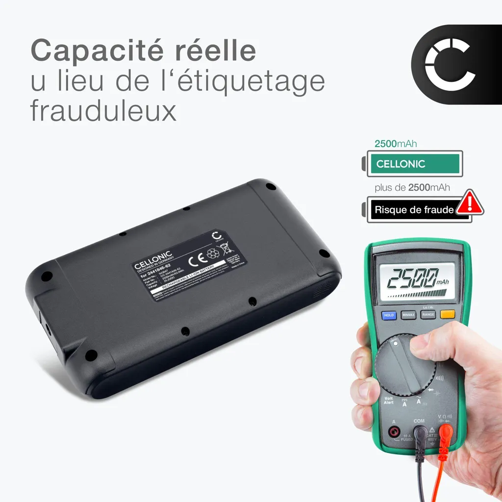 Batterie Philips Series 9000 XC5041 solution Panne Autonomie Faible - 2
