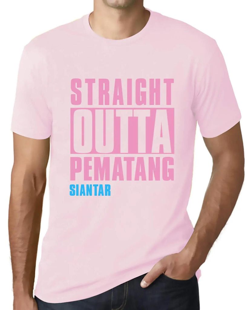 Herren Grafik T-Shirt Direkt aus dem Pematang Siantar – Straight Outta Pematang Siantar – Öko-Verantwortlich Vintage Jahrgang Kurzarm Lustige ...