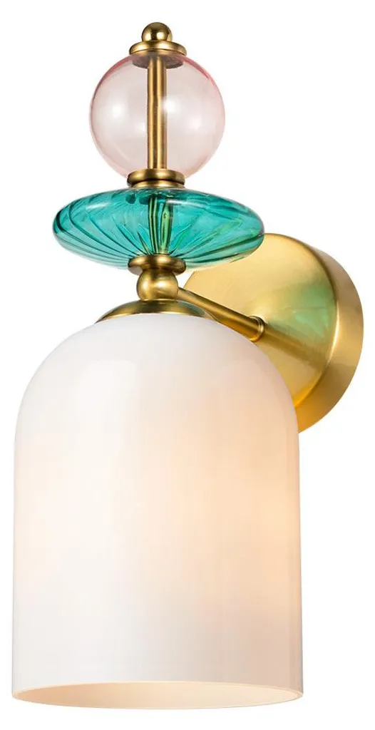 Applique murale bicolore en verre TROPEA culot E27 15W Light Prestige