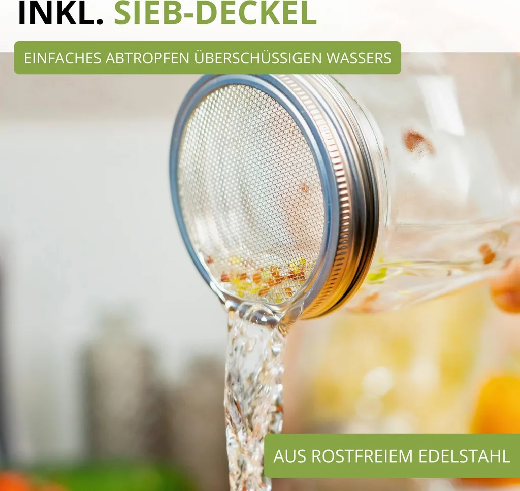 Westmark Sprossenglas-Set, 1 Glas, 2000 ml, 66652260 - 8