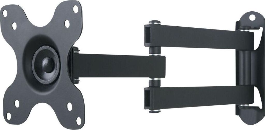 Techly Wandhalterung LCD TV 13"-30" neigbar 2 Gelenke schw.