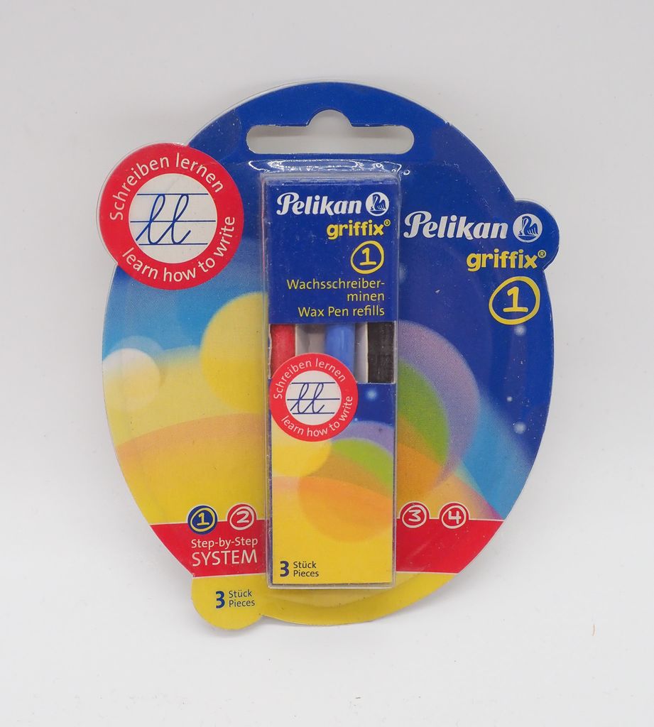 Pelikan Wachsschreiber Griffix W1/3/2/B Ersatzminen Set Griffix Schule Basteln