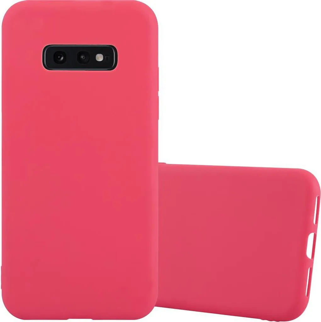 Cadorabo custodia per Samsung Galaxy S10e custodia protettiva in rosso custodia per telefono cellulare TPU silicone custodia cover