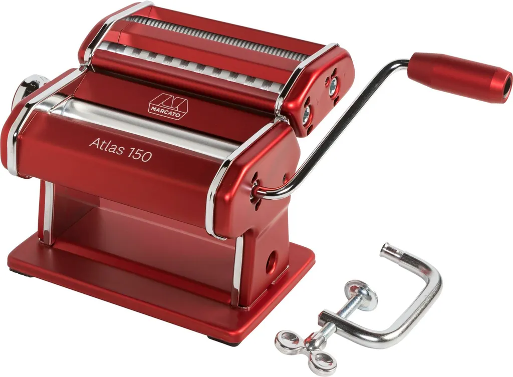Marcato Atlas 150 Rossa machine à pâtes design avec réglage 10 positions - 2