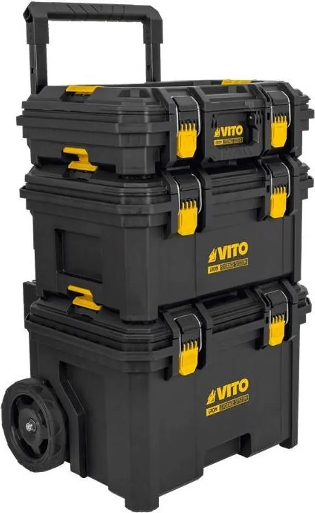 Servante d'atelier XL VITO : Chariot de Stockage Mobile et Modulable