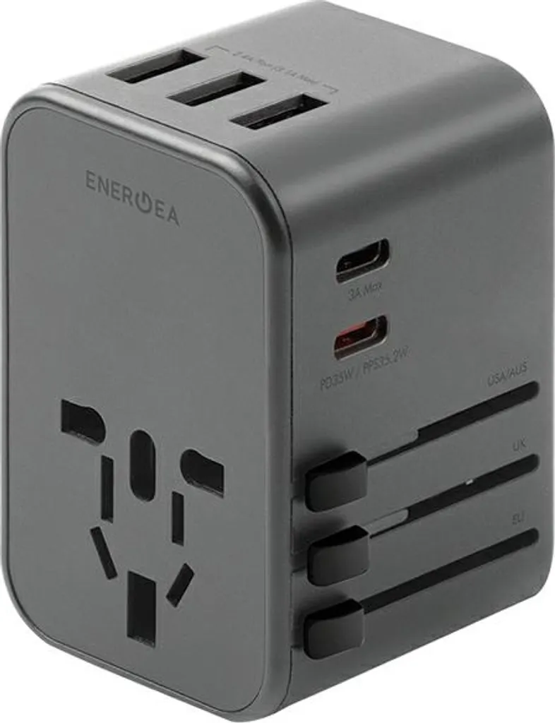 Caricabatterie Universale Energea Travelworld 35.5W 5 Porte USB