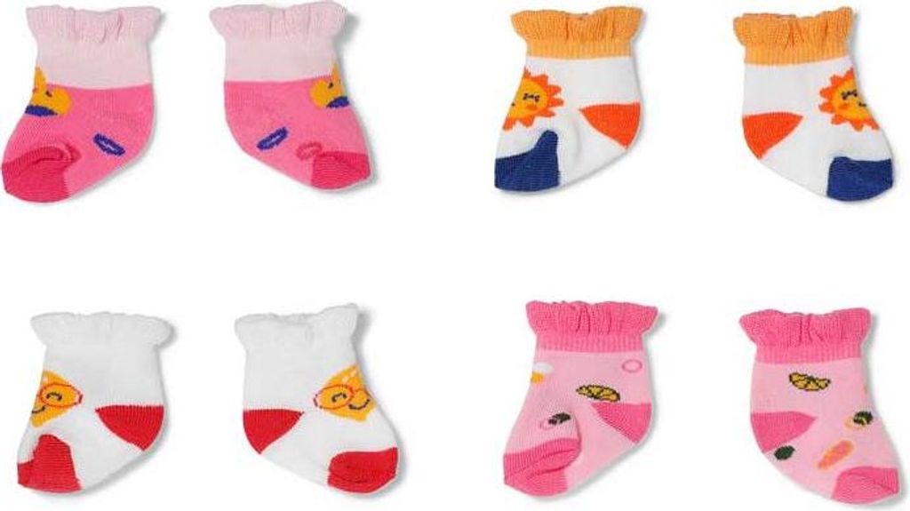 ZAPF Creation BABY born Socken 2 Paar 43cm, Puppenzubehör, (sortierter