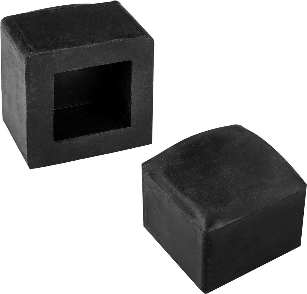 NEO TOOLS Gummi-Aufsteckkappe für Fäustel, Gummiaufsatz, Schonhammer, Fäustelaufsatz, Werkzeug, Schwarz auswechselbarem Teller Maul