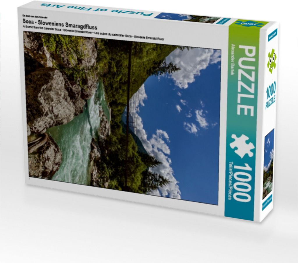 Calvendo Ein Motiv aus dem Kalender Soca - Sloweniens Smaragdfluss 1000 Teile Puzzle hoch 480x640mm, Bartek Alexander; 7369696