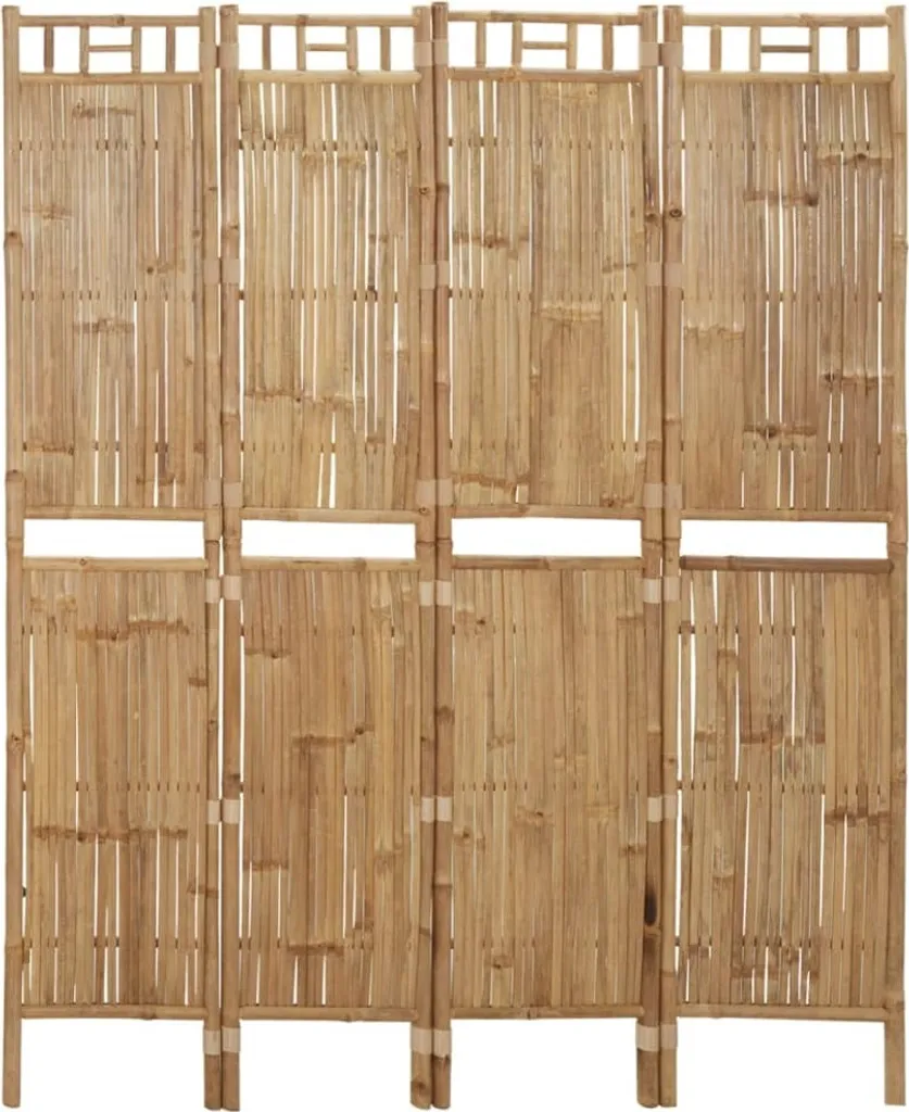 Séparation de pièce pour studio paravent bambou modulable 180cm - 7