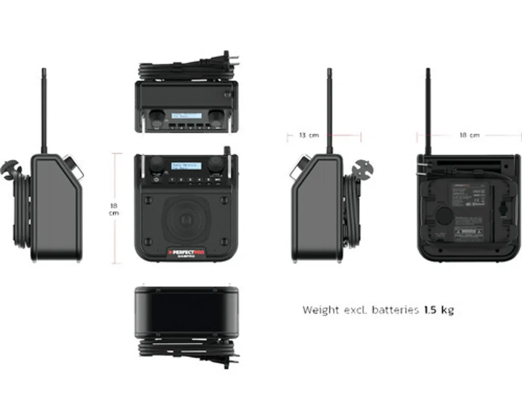 Radio de chantier PerfectPro DABPRO : finis les grésillements en DAB+ - 16
