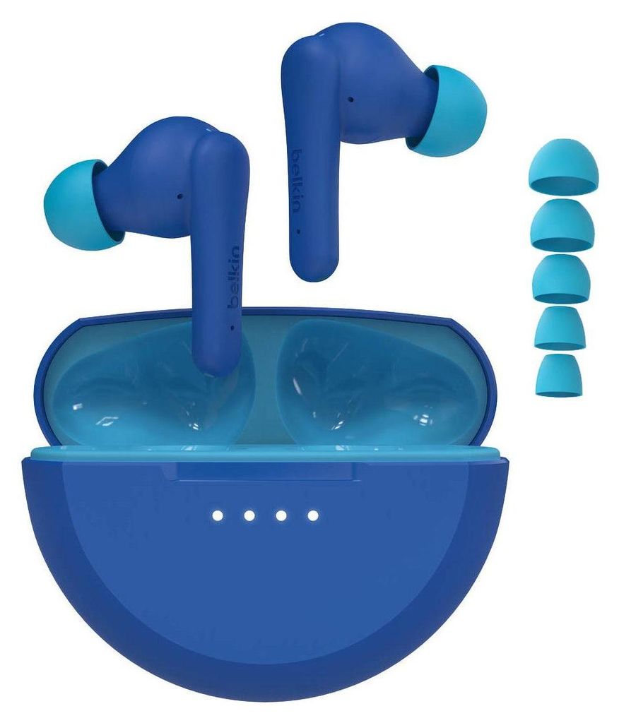 Belkin Soundform Nano2 draadloze kinder-oordopjes, blauw. Productafbeelding 