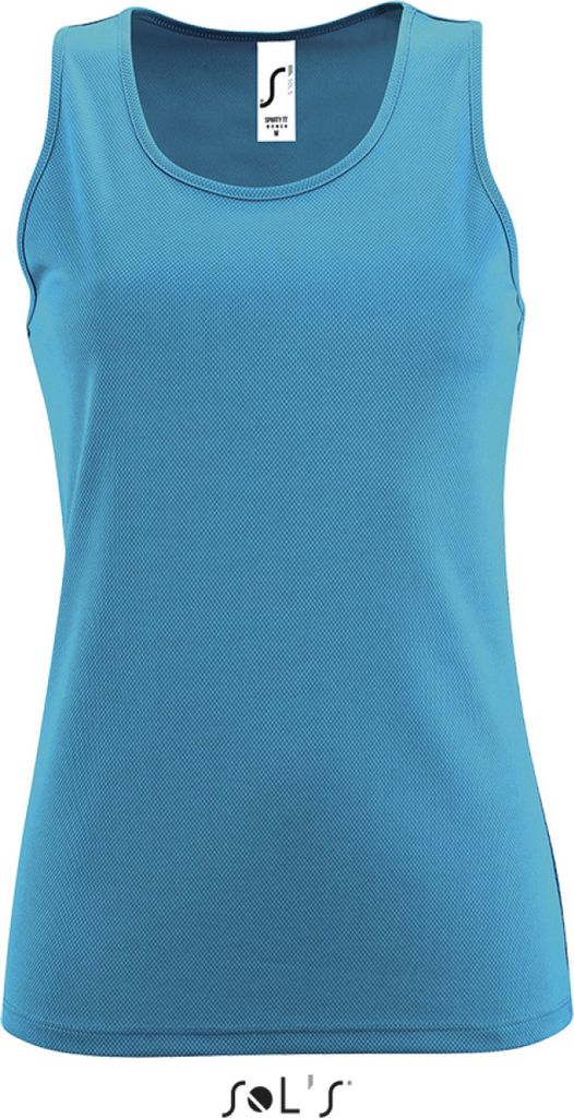SOLs 02117 | Damen Sports Tank Top Sporty - Farbe: Aqua - Größe: L