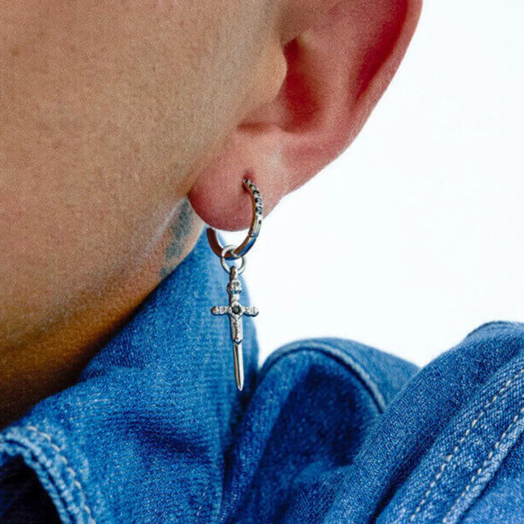 Boucles d'oreilles Radiant RH000193 argentées confort pour oreilles