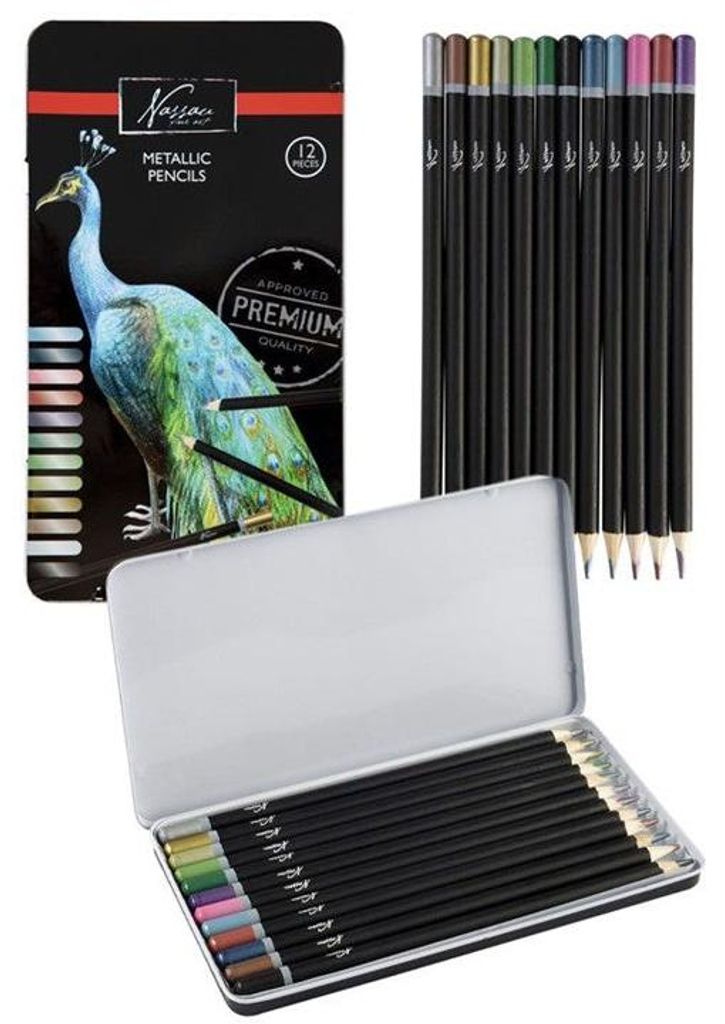 Nassau Fine Art Metallic Farbstifte Produktbild 