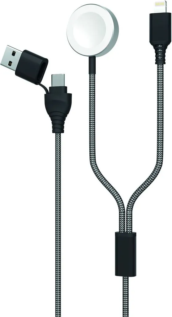 Câble 2GO 1,8m : chargez votre smartphone et votre montre avec un seul fil