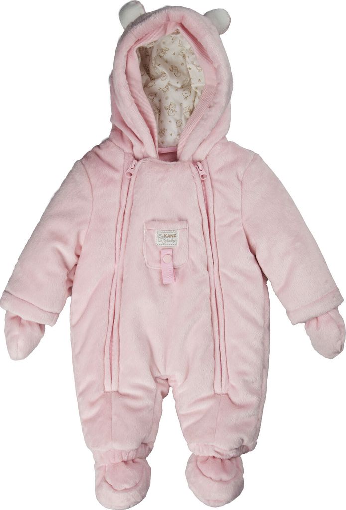 Kanz Plüschoverall mit Kapuze, Gr. 86 Produktbild