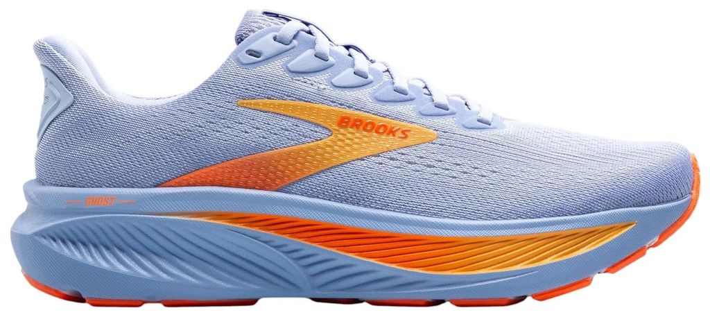 Brooks Ghost 17 - blue heron/white/orange, Größe:8.5 Produktbild 