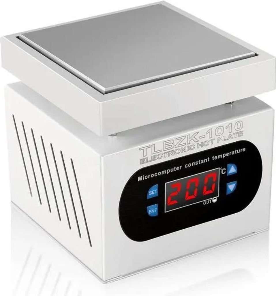 Digitale Vorheizstation - BY1010 - Elektrische Heizplatte/Preheater - Für PCB- und LCD-Display-Reparatur - Braun