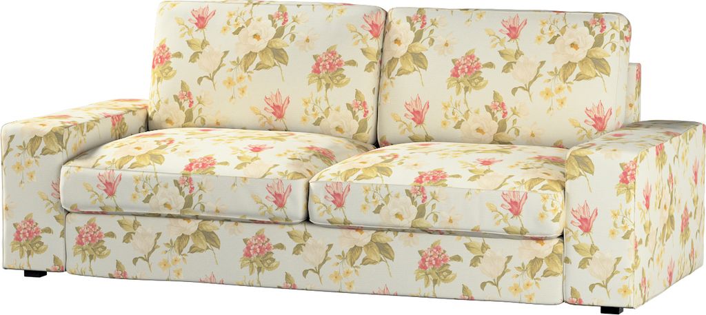 Dekoria Bezug für Kivik 3-er Bettsofa, blau-grün, Kivik 3-er Bettsofabezug