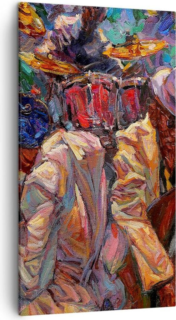 Bild auf Leinwand - Leinwandbild - Jazz Musik Band - Produktbild 