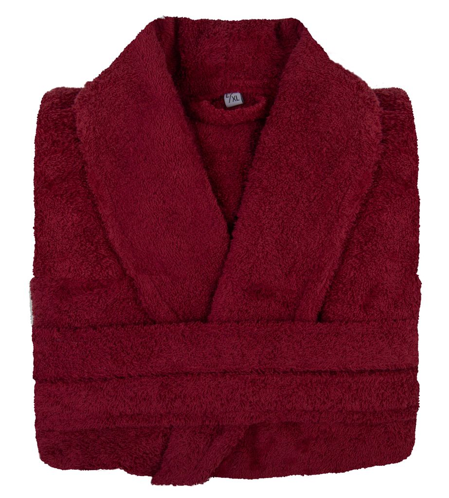 Szlafrok Bawełniany Prestiż S/M Bordo – Komfort w Domu Zdjęcie produktu 
