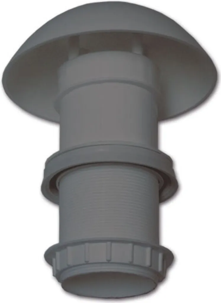 Aérateur de toit champignon gris 180mm pour caravane et camping-car