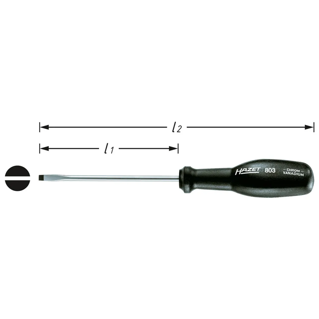 Cacciavite Hazet 803S-55 Trinamic a Taglio con Attacco Esagonale Professionale