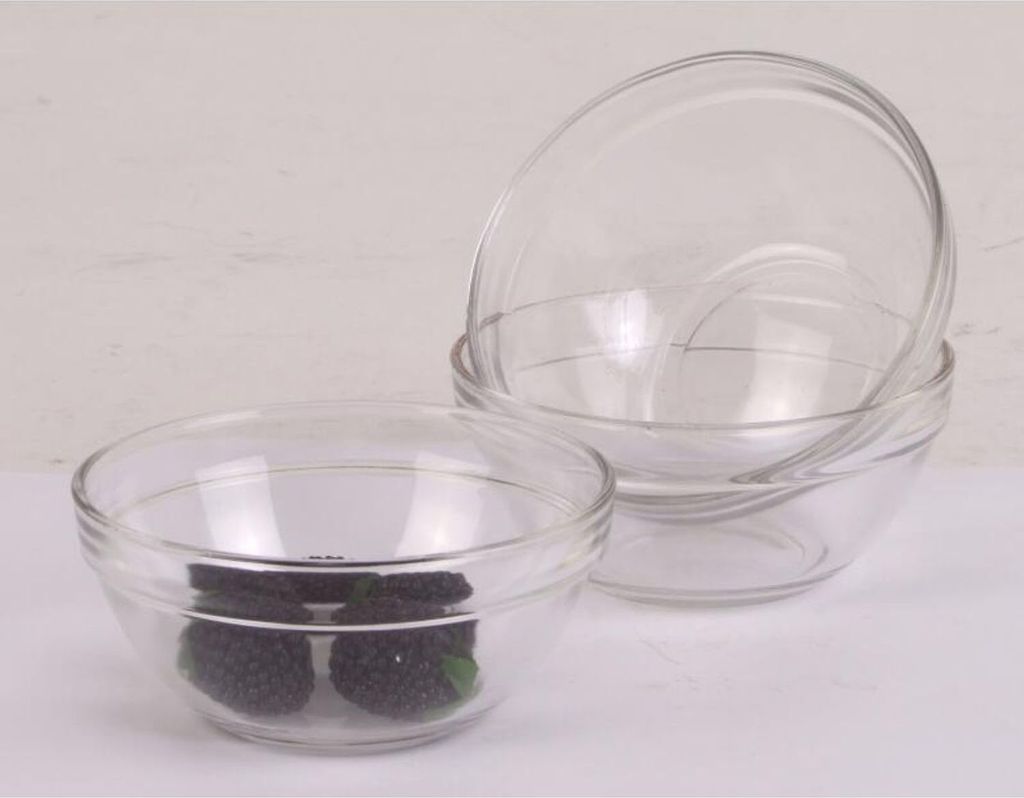 16x Glas-Dessertschalen-Set 13x6x5cm Schalen Küche Haushalt Küchenhelfer wohnen