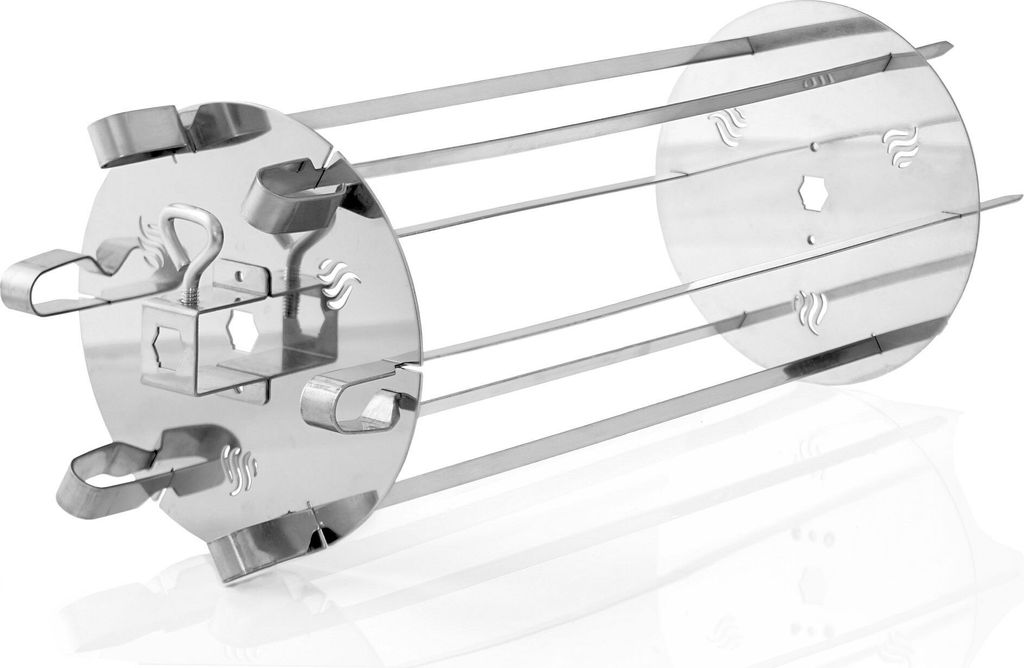 Kulatý stojan na grilovací špízy BBQ-Toro z nerezové oceli Obrázek produktu 