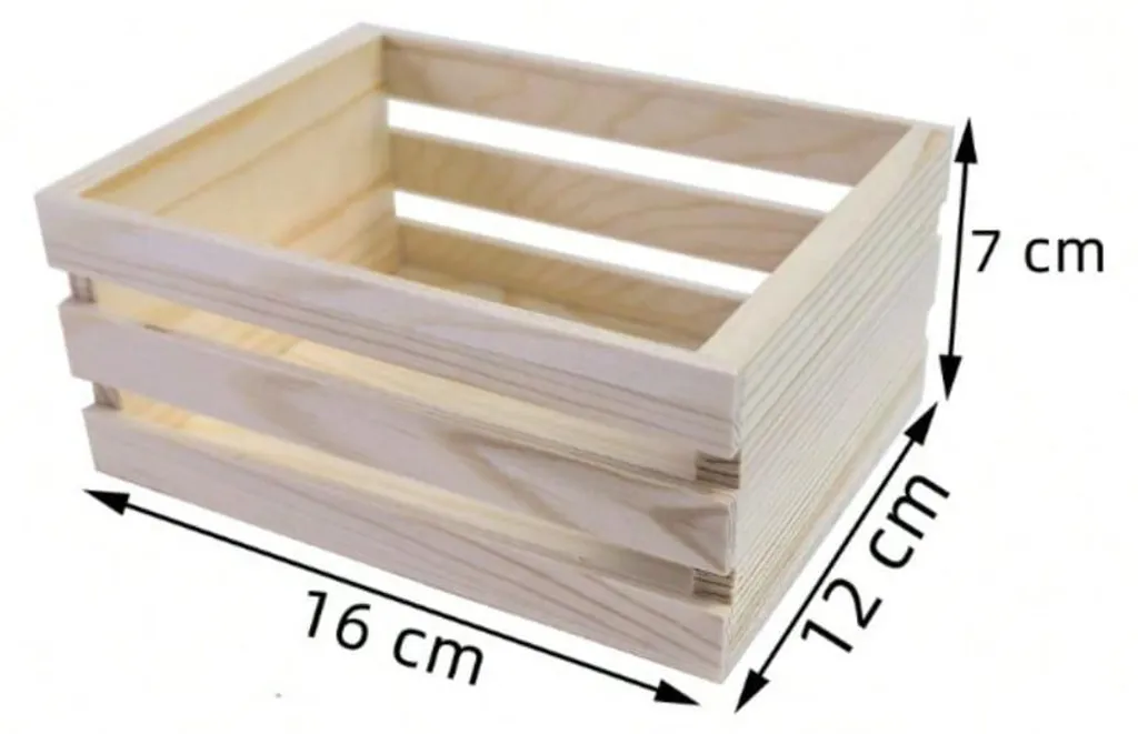 Caisse en bois robuste multi-tailles en matériau écologique durable - 5