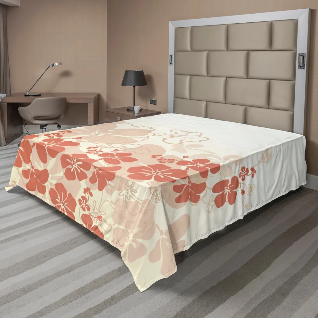 Drap de Lit Exotique pour Décoration Tropicale - Grand Format 266x260 cm