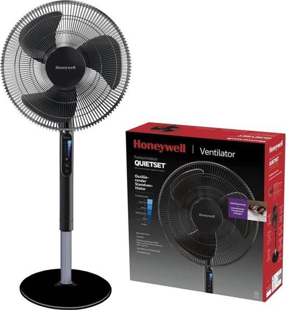 Ventilateur sur pied silencieux à oscillation, doté de la Image du produit 