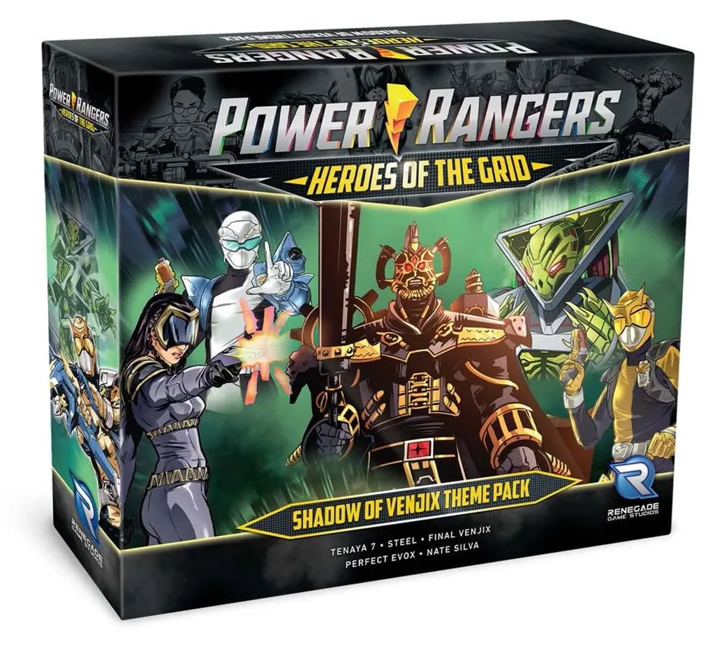 Power Rangers Shadow of Venjix : Figurines et Cartes de Combat RPM ENG