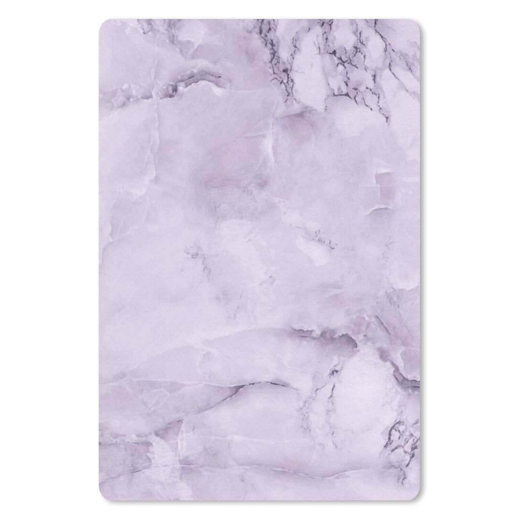 MuchoWow Mauspad Mousepad Marmor - Ader - Violett 18x27 cm - Mousepads - Maus Mat - Pad - Mausunterlage