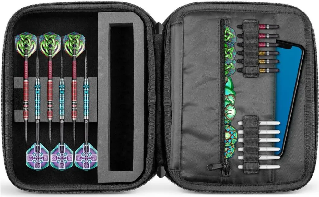 Housse de fléchettes rose Tactical Mega antichoc et compacte - 3