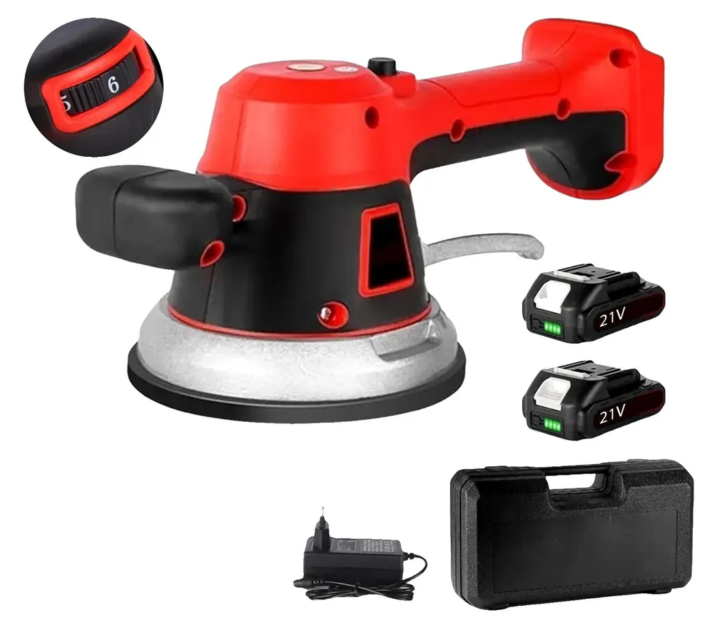 Machine de pose pour carrelage grand format 3500W sans fil et 2 accus
