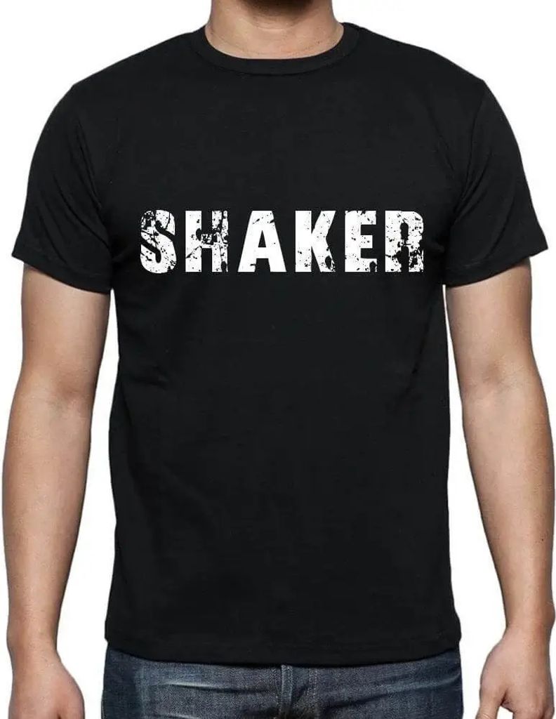 Herren Grafik T-Shirt Shaker Öko-Verantwortlich Vintage Jahrgang Kurzarm Lustige Druck Geburtstag Geschenk Mann