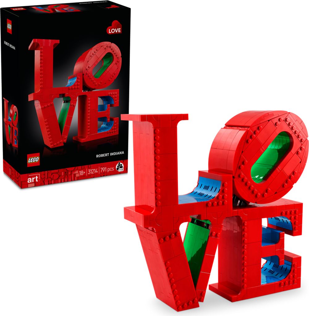 LEGO Art LOVE, Bauset für Erwachsene, Wohn-Deko, Valentins- Produktbild 