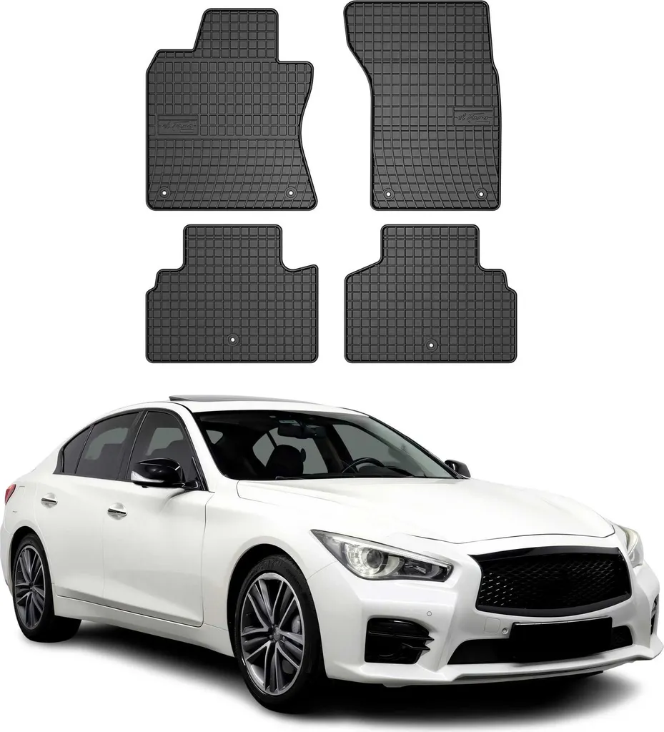 Offerta Set 4 Tappetini Gomma Infiniti Q50 2013-2025 - Prezzo Shock