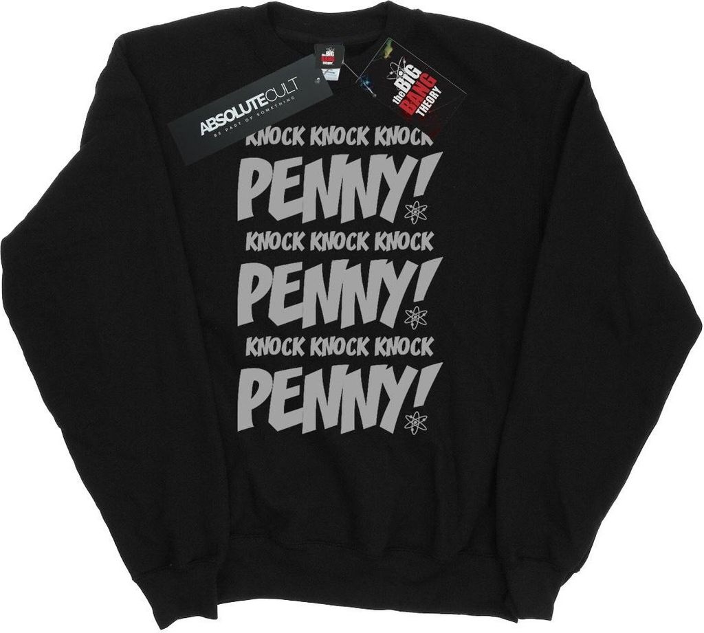 The Big Bang Theory - "Knock Knock" Sweatshirt für Herren BI10757 (3XL) (Schwarz)