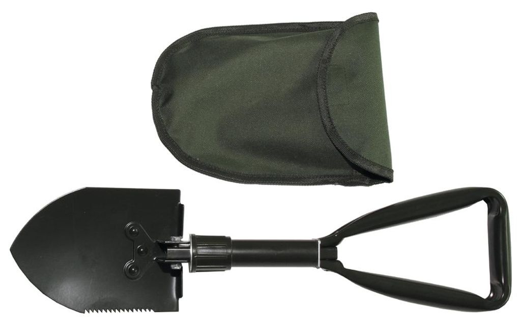 MFH Mini Klappspaten, 3-teilig, oliv Produktbild 