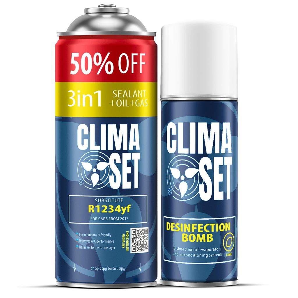 Auto-Klimaanlagen-Set 3in1 R1234yf 470 g, Produktbild 