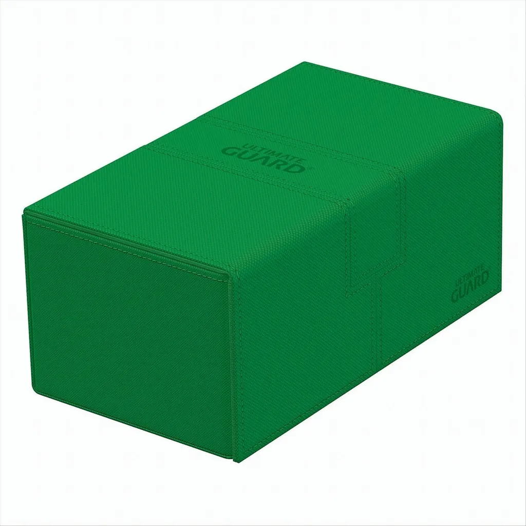 Boîte rigide avec compartiment accessoires Ultimate Guard vert 200+ - 3